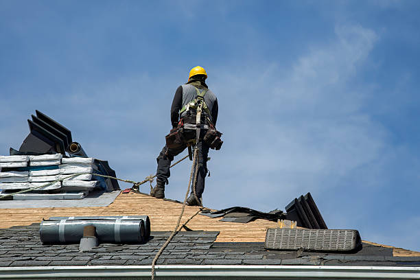 Professional Roof Installation technician working in Dola, OH
